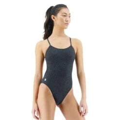 Costume TYR Lapped Solid Nero Donna -Tyr tyr clap7a001 003