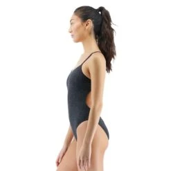 Costume TYR Lapped Solid Nero Donna -Tyr tyr clap7a001 005