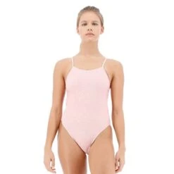 Costume TYR Lapped Solid Rosa Pastello Donna