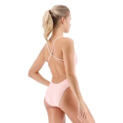 Costume TYR Lapped Solid Rosa Pastello Donna -Tyr tyr clap7a668 004