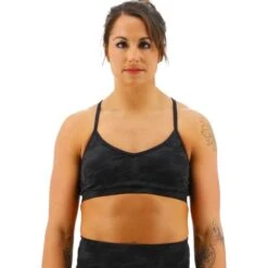 Reggiseno TYR Sports Base Kinetic Nero Grigio