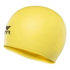 Cuffia Nuoto TYR Solid Latex Giallo