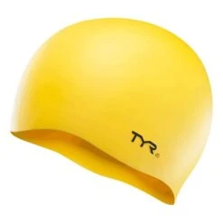 Cuffia Nuoto TYR Silicone No Wrinkle Giallo