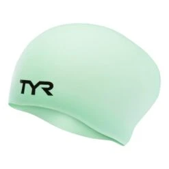 Cuffia Nuoto TYR Silicone Long Hair Blu Turchese