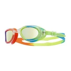 Occhialini Da Nuoto TYR Special OPS 2.0 Blu Arancione Con Lenti Polarizzate Grigio