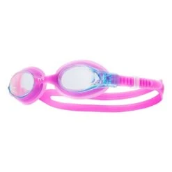 Occhialini TYR Swimple Rosa Blu Con Lenti Trasparenti Bambini