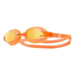Occhialini TYR Swimple Arancione Con Lenti A Specchio Giallo Bambini