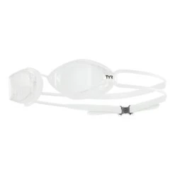 Occhialini TYR Tracer X Racing Nano Bianco Con Lenti Bianco