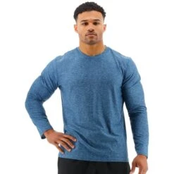 Maglia TYR Airtec Long Manica Lunga Blu