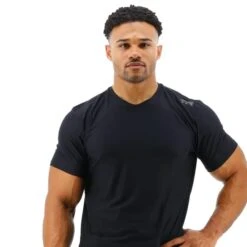 T-shirt TYR Airtec Manica Corta Nero