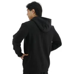 Felpa Con Cappuccio TYR Ultrasoft Big Logo Tech Nero Bianco -Tyr tyr uhomc3a001 003