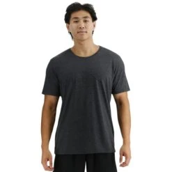 T-shirt TYR Ultrasoft Big Logo Manica Corta Grigio Nero