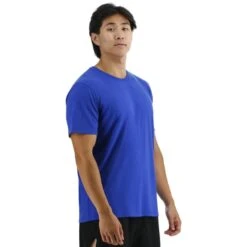 T-shirt TYR Ultrasoft Tech Manica Corta Blu Grigio -Tyr tyr usstms3a428 005