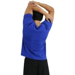 T-shirt TYR Ultrasoft Tech Manica Corta Blu Grigio -Tyr tyr usstms3a428 006