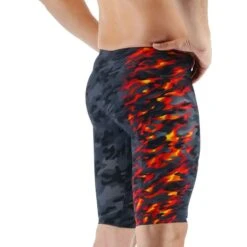 Costume TYR Venzo Camo Nero Grigio Arancione -Tyr tyr vzclw6a937 005